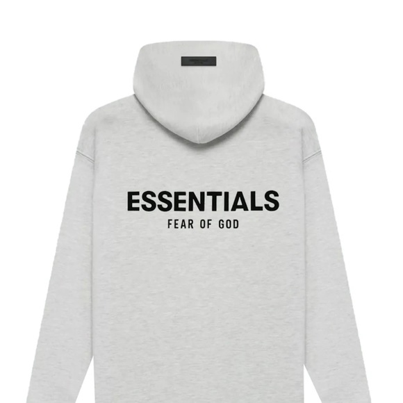Fear Of God Essentials Relaxed Hoodie FW22 Light Oatmeal - Picture 1 of 3